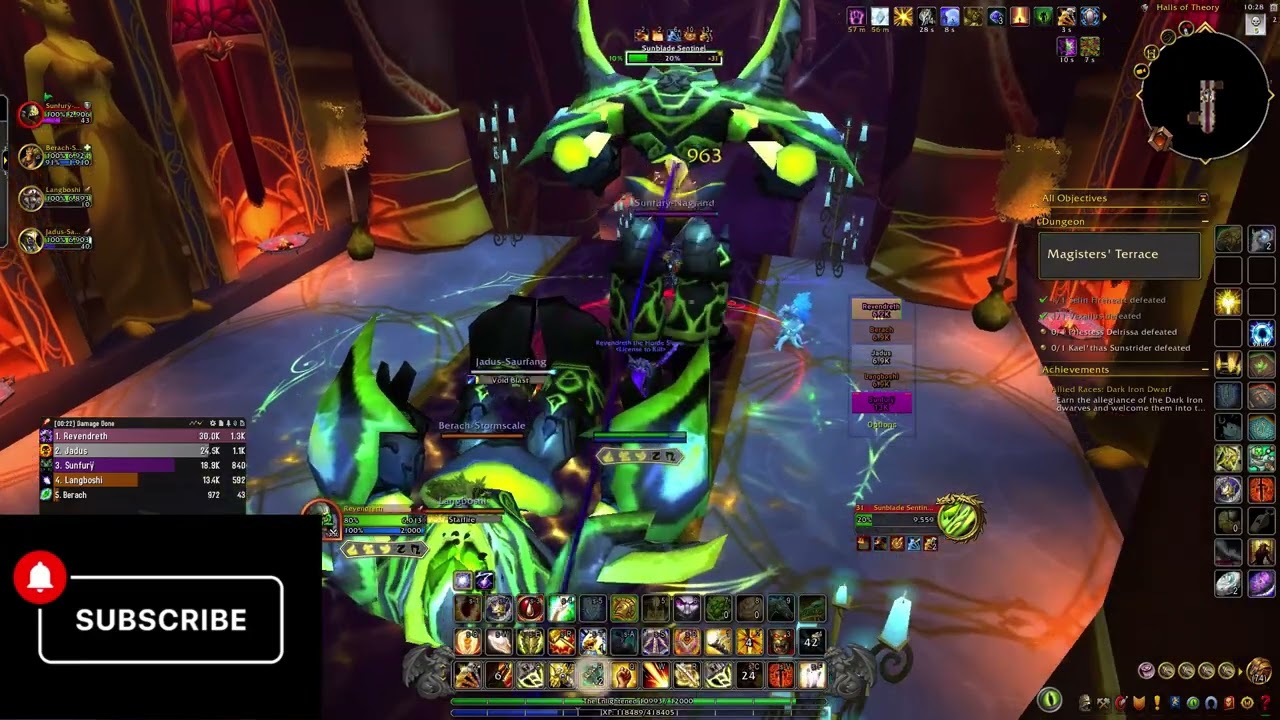 WoW Timewalking Dungeon (Burning Crusade) - Magisters' Terrace || World of Warcraft The War Within