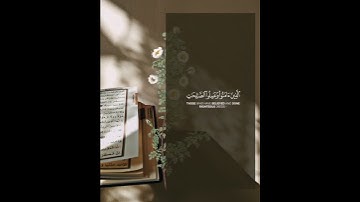 الذين آمنوا وتطمئن قلوبهم بذكر الله ألا بذكر الله تطمئن القلوب -القارئ علي جابر