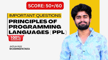 These are MUST & SHOULD To Score BEST | Imp Questions PPL | JNTUH R22 | CodingFataka