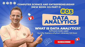 Unit 5| What is Data Analytics? | ICS Part 1 Computer Science & Entrepreneurship 2025 (New Syllabus)