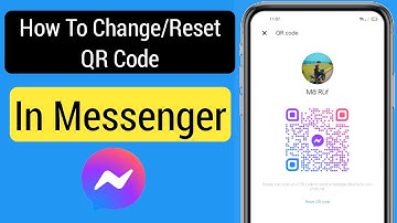 how to reset Messenger QR code || change qr code link in facebook messenger
