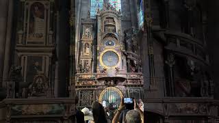 Astronomical clock, Notre Dame Cathedral, Strasbourg. Астрономические часы в соборе, Страсбург