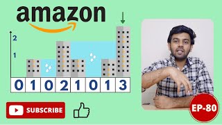 Amazon Coding Question | Trapping Rain Water | Daily Dose | Ep-80 | Tamil | code io
