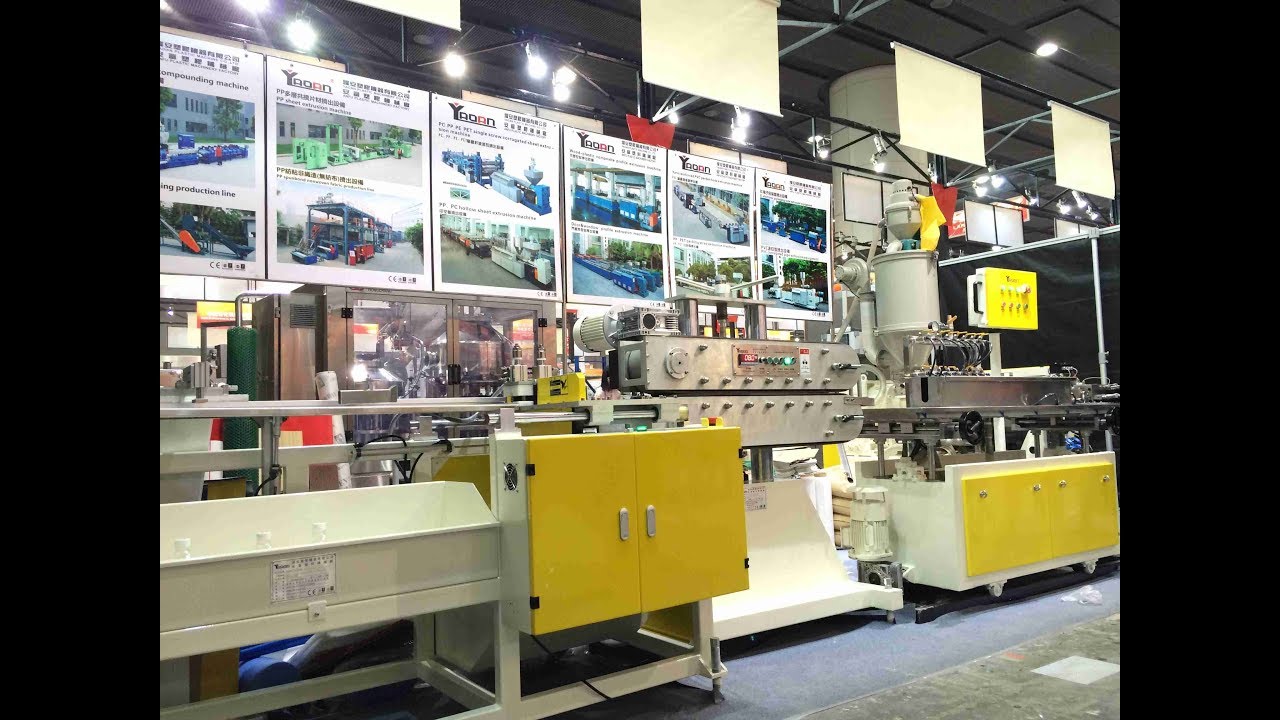 PC LED light diffuser cover tube extrusion machine