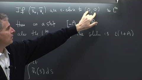 Partial Differential Equations - Giovanni Bellettini - Lecture 07