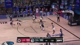 Luka Doncic Game Winning Buzzer Beater | Clippers vs. Mavericks | 2020 NBA Playoffs screenshot 3