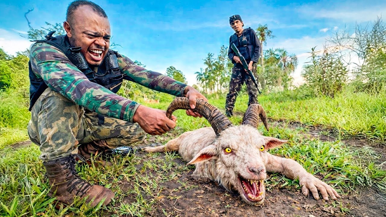 CAPTURAMOS A CRIATURA CABEÇA DE BODE - VAMOS LEVA PRA A POLICIA