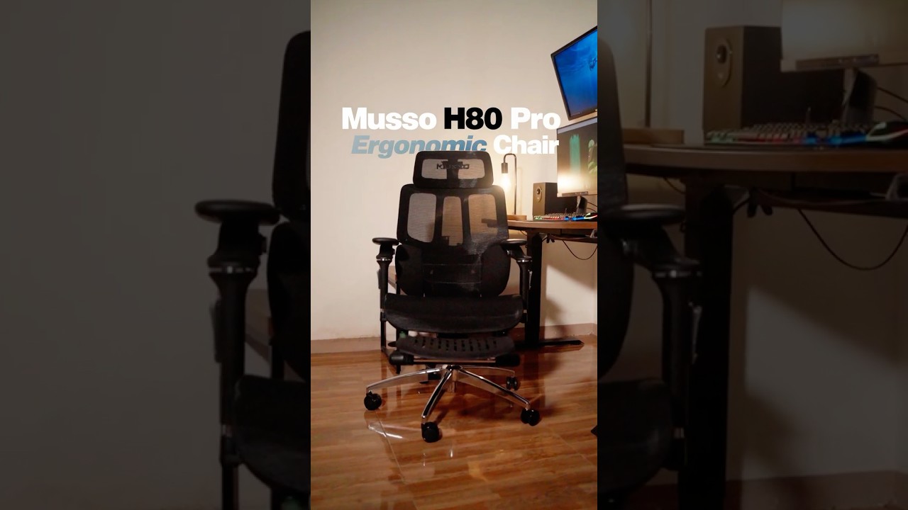 Dream Chair For CREATIVES! The Musso H80 Pro Ergonomic Chair!