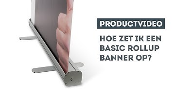 Basic rollup banners opzetten