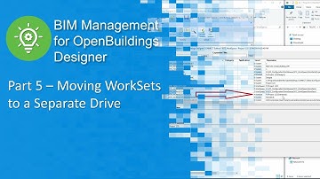 Part 5 - Moving WorkSets to a Separate Drive