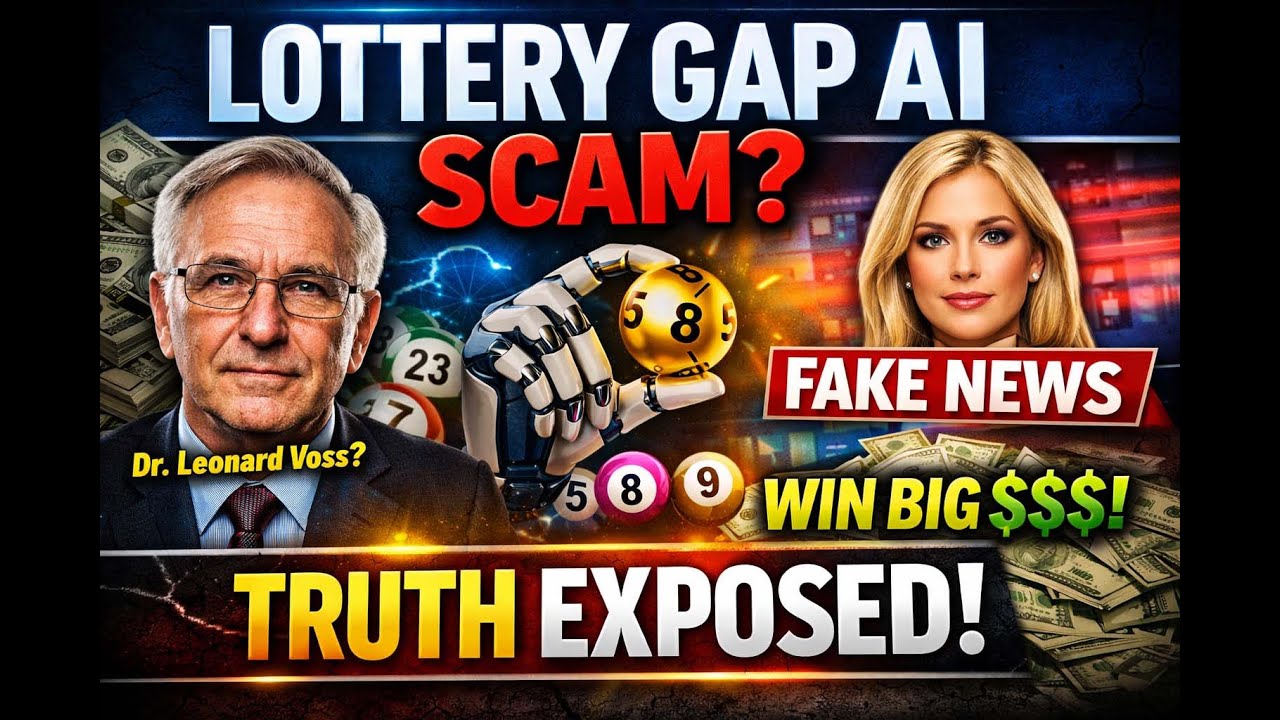 Lottery Gap AI SCAM? Dr Leonard Voss & Fake AI Lottery System Revealed
