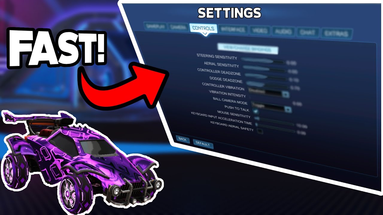 The BEST Sensitivity Settings For EVERYONE In Rocket League