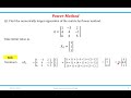 Numerical Method: Eigen Value and vector calculation by Power Method.