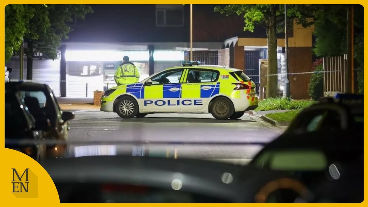 Murder probe launched after man stabbed on Cheshire street - YouTube