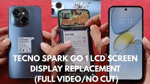TECNO SPARK GO 1 (DIY) LCD DISPLAY SCREEN REPLACEMENT/PAANO PALITAN NG LCD ANG TECNO SPARK GO 1 