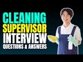Cleaning Supervisor Interview Questions and Answers | Preparation For  Cleaning Supervisor Interview