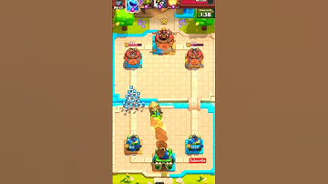 Skeleton army turn into Goblins ☠️💀#clashroyale #supercell #shorts #shortsvideo #shortsfeed