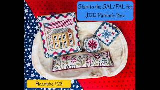 Jeannette Douglas Designs Patriotic Box Ornament | Cross Stitch SAL ~ FAL Begins Now