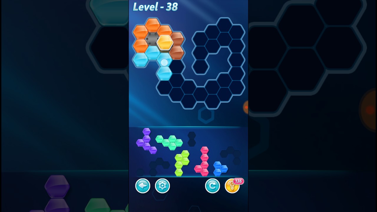 Block Hexa ответ на 65 уровень Intermediate. Уровень 45. Level 38