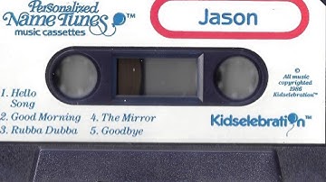 "The Mirror Song" - Kidselebration Personalized Name Tape (1986)