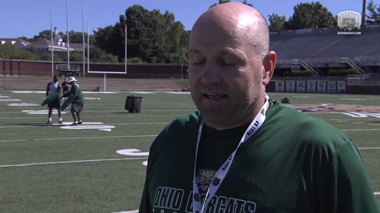 Ohio Football 2016 Coach Tim Albin After Practice 8/7 YouTube