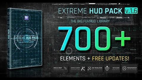 Extreme HUD Pack | After Effects template - Envato elements