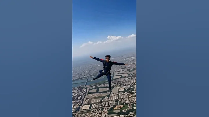 Unleash your wild side with Osmo Action 4 🪂 @ChrisFinck #skydiving #shorts