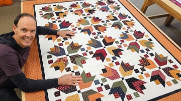 SCRAPS INTO A BEAUTIFUL "HARVEST" QUILT!