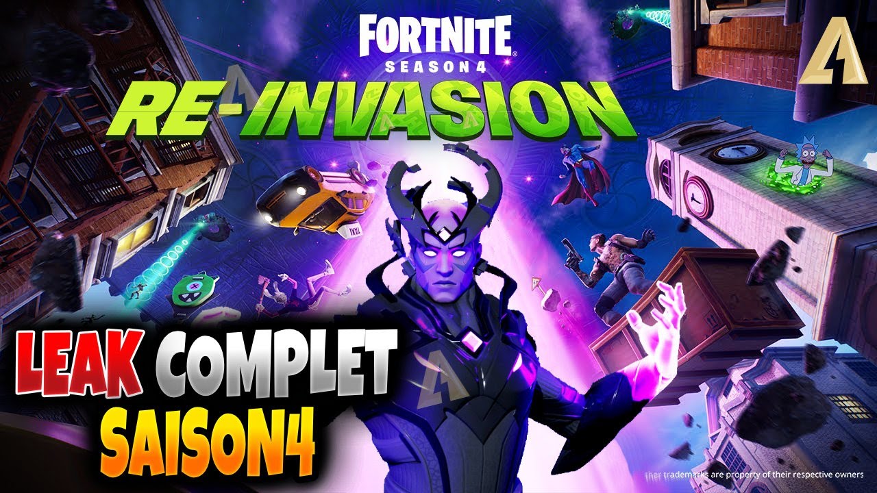 la SAISON 4 à LEAKÉ Complet (Alien, Cube, Live Event...)
