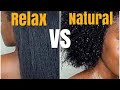 Relaxer vs. Natural hair| which is better?!