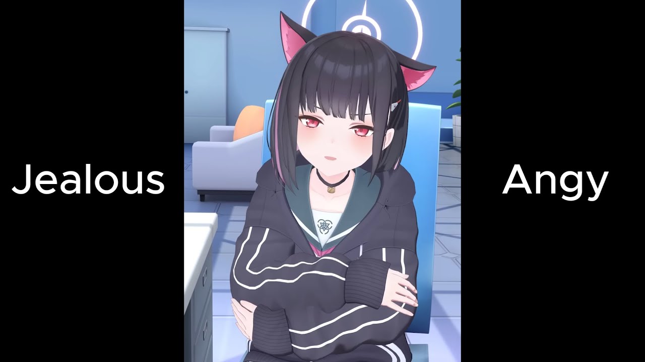[Blue Archive] Jealous Kazusa is really angy
