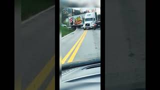 Car refuses to reverse for trailer #car #trailer #bad #idioms #accidenttruck #carcare #carcrash