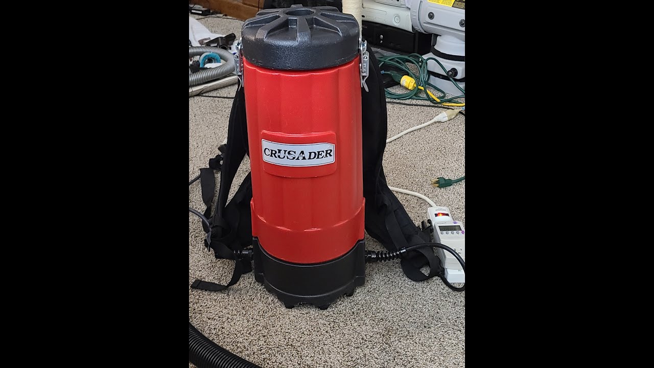 Crusader 3040 backpack vacuum airflow test