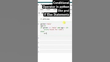 Python Conditional Operator A Quick Guide ! | Intelligence Logic #shorts  #ai