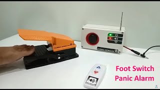 Foot Switch Pedal Wireless Panic Alarm System, FORBIX SEMICON, Foot Button Alert for Banks & Stores