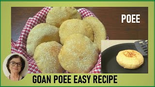 Poee / Goan Poee Easy Recipe | With, W/O Oven/ Poi Bread | Pita Bread With Whole Wheat