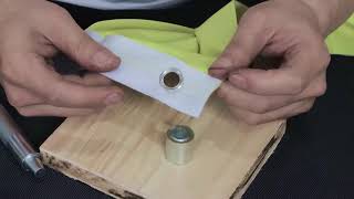 How to replace grommets with our flag grommet repair kit