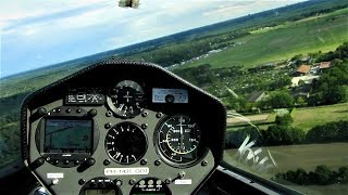 INSANE!! COCKPIT LANDING!!) DG-1000S HARD! Landing into Hilversum Airport (EHHV) FULL HD