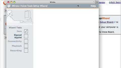 Wimba Voice Board and Email Setup