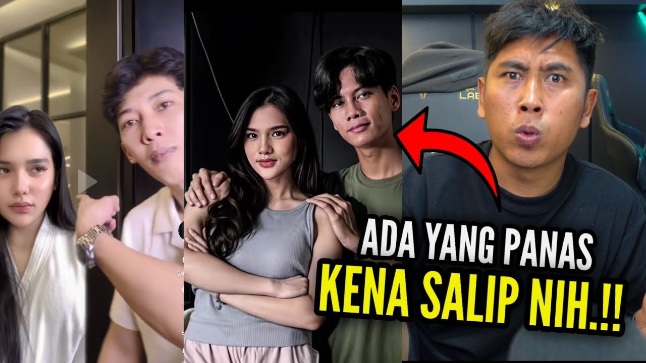 BERANI2 NYA DIA NYETUH PACAR RIZALMUK‼️..REACT MEME KOCAK