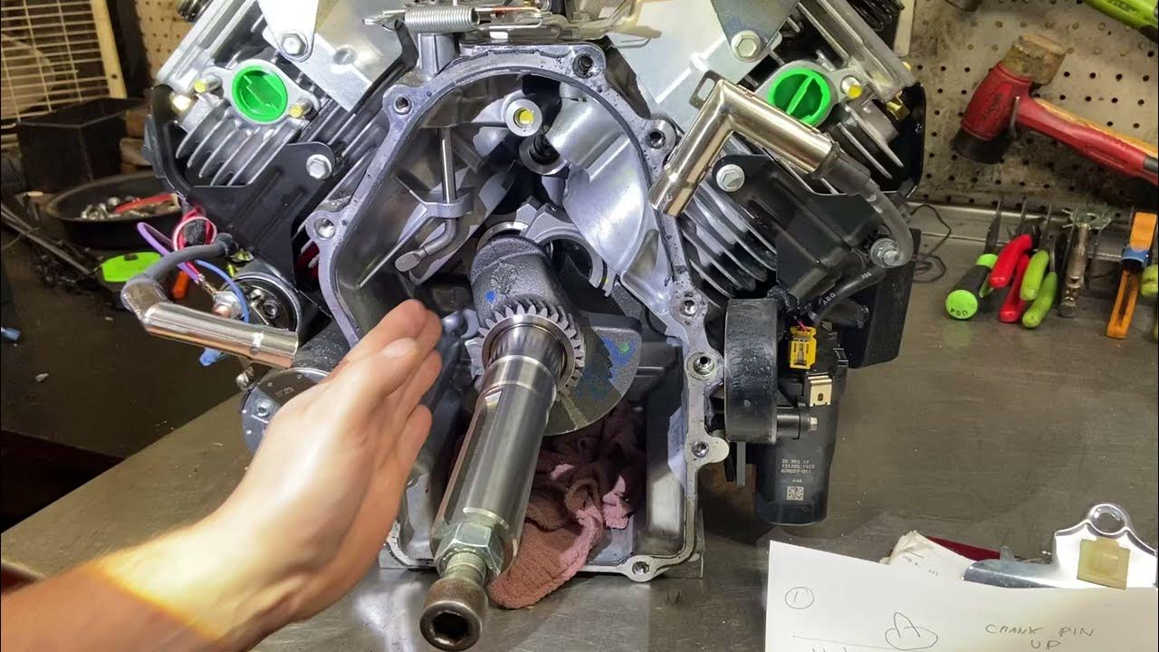 Kohler Command Twin Crankshaft Removal (without removing a piston