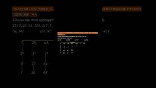 CA Foundation Maths | QA | Chapter 9: Number Series, Coding-Decoding &amp; Odd One Out (Question - 25)