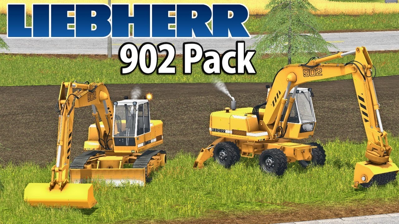 LIEBHERR 902 Pack - A MUST-HAVE MOD FOR FARMING SIMULATOR 17