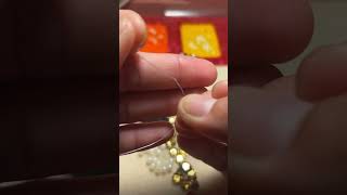 Beautiful Sequins. #crafts #jewellery #beading #beadwork #fashion #diy #beads #satisfying #shorts