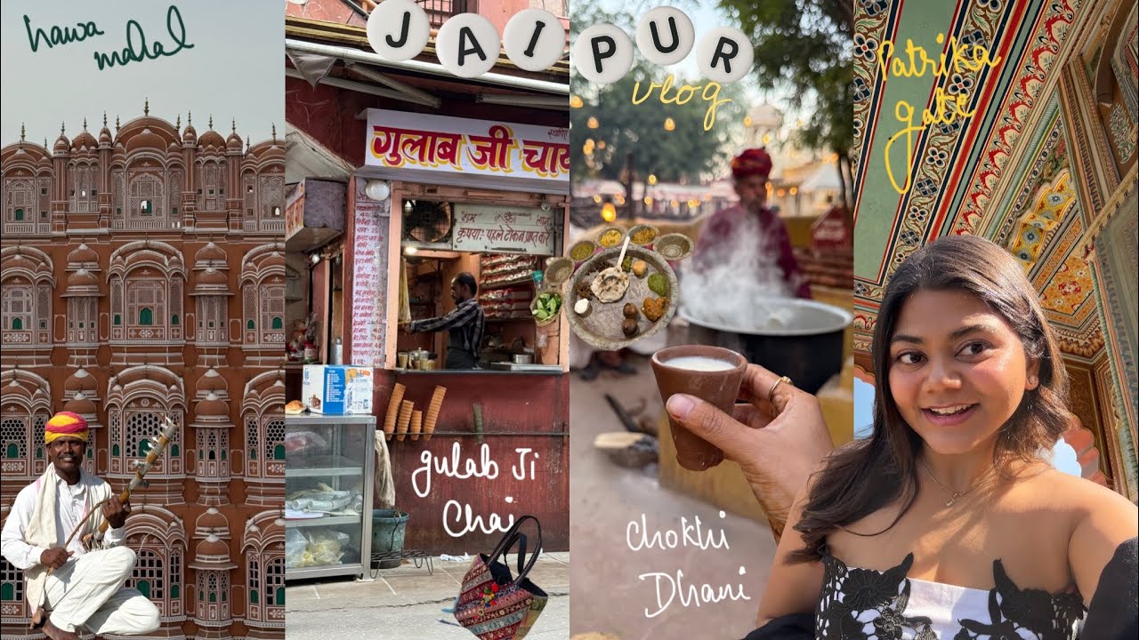 4 Days in Jaipur 🦚 🪞 | Things to do | Places 📍 to visit | Chokhi Dhani 🐫 🌵 