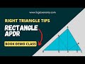 Find the Area of an Inscribed Square in a Right Triangle (समकोण त्रिभुज) #logicxonomy_hindi #shorts