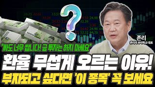 지금 환율 무섭게 오르는 진짜 이유! 가진 현금 싹다 이렇게 하세요 [존리 대표 / 존리의 부자학교]