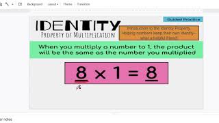 Properties of Multiplication - Google Slides