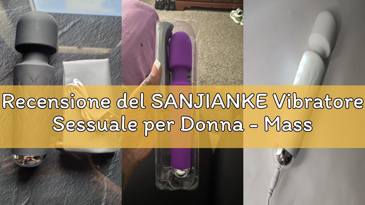 Recensione del SANJIANKE Vibratore Sessuale per Donna - Massaggiante Personale Con 8 Velocità e 20 M