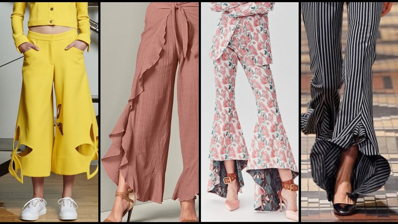 New Designs of Trousers, Flared Pants, Ruffle Pants, Bell-Bottoms for ...